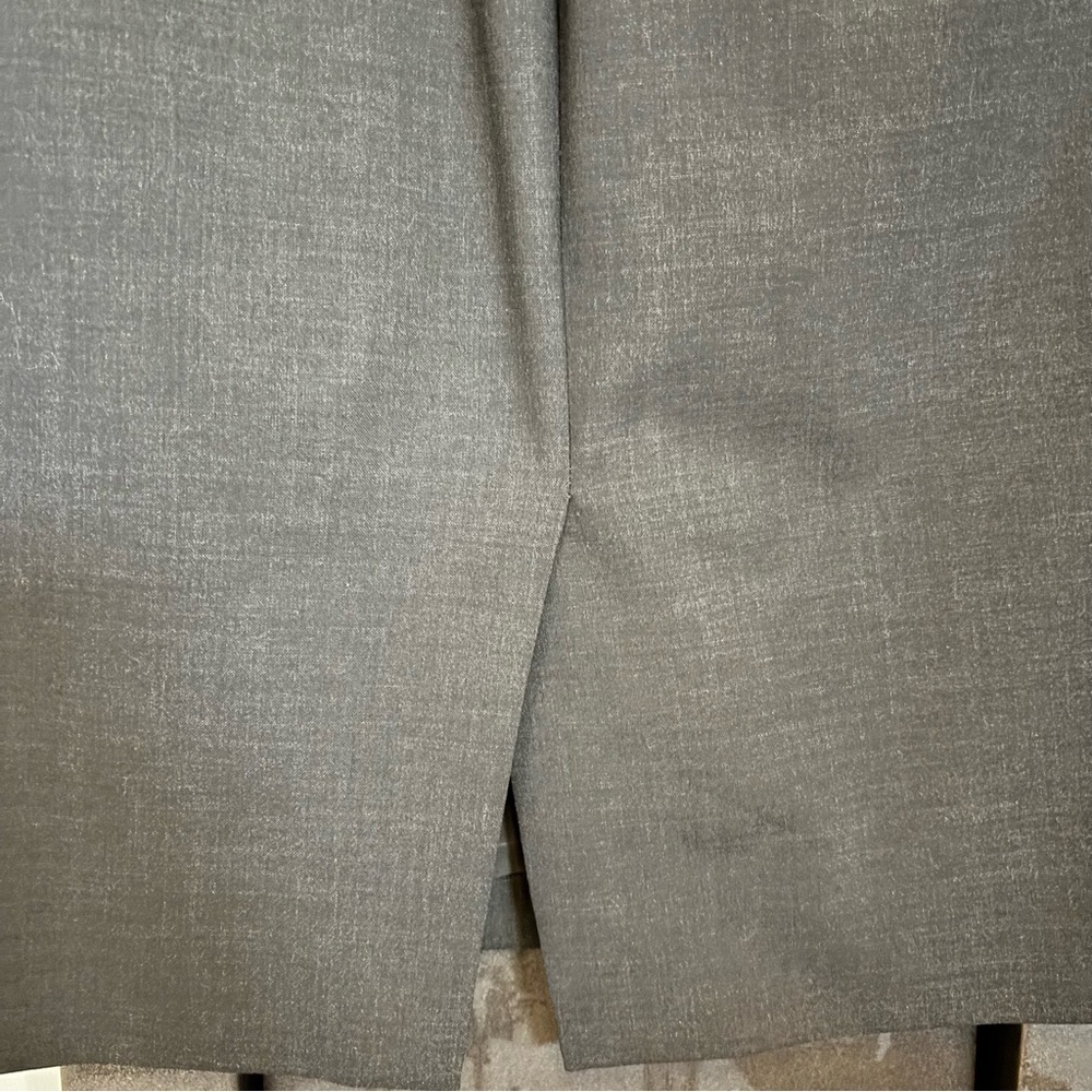 J Crew Gray Stretch Pencil Skirt - size 8​​ - Picture 5 of 7